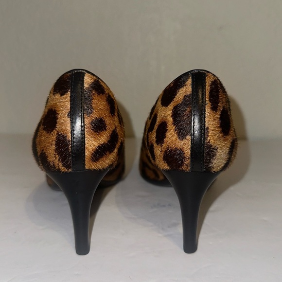 Talbots | SYLVIE KITTEN HEEL PUMPS CALF HAIR size 5.5 - Picture 6 of 9